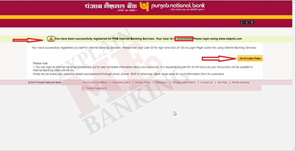 pnb net banking
